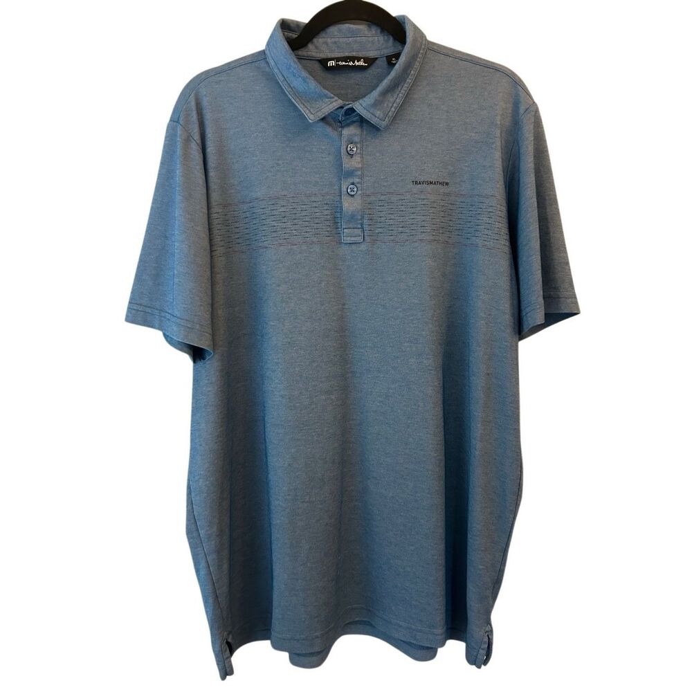 Travis Matthew Polo XL Pima Cotton Blend Golf Preppy Work Stretch